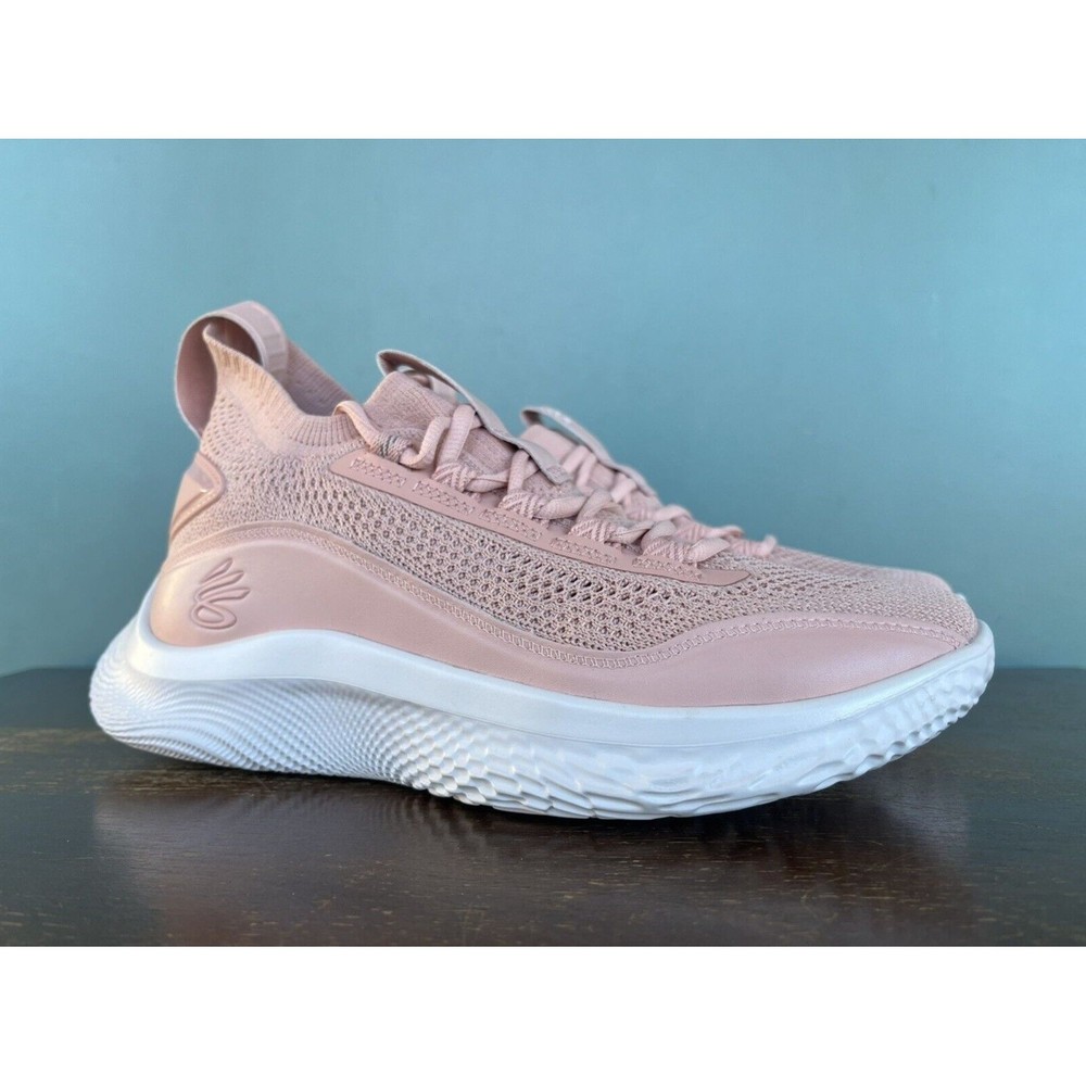 Under Armour Curry 8 Flow Class-Y Pink/White Men's Size 7.5 (9W) 3024432-601